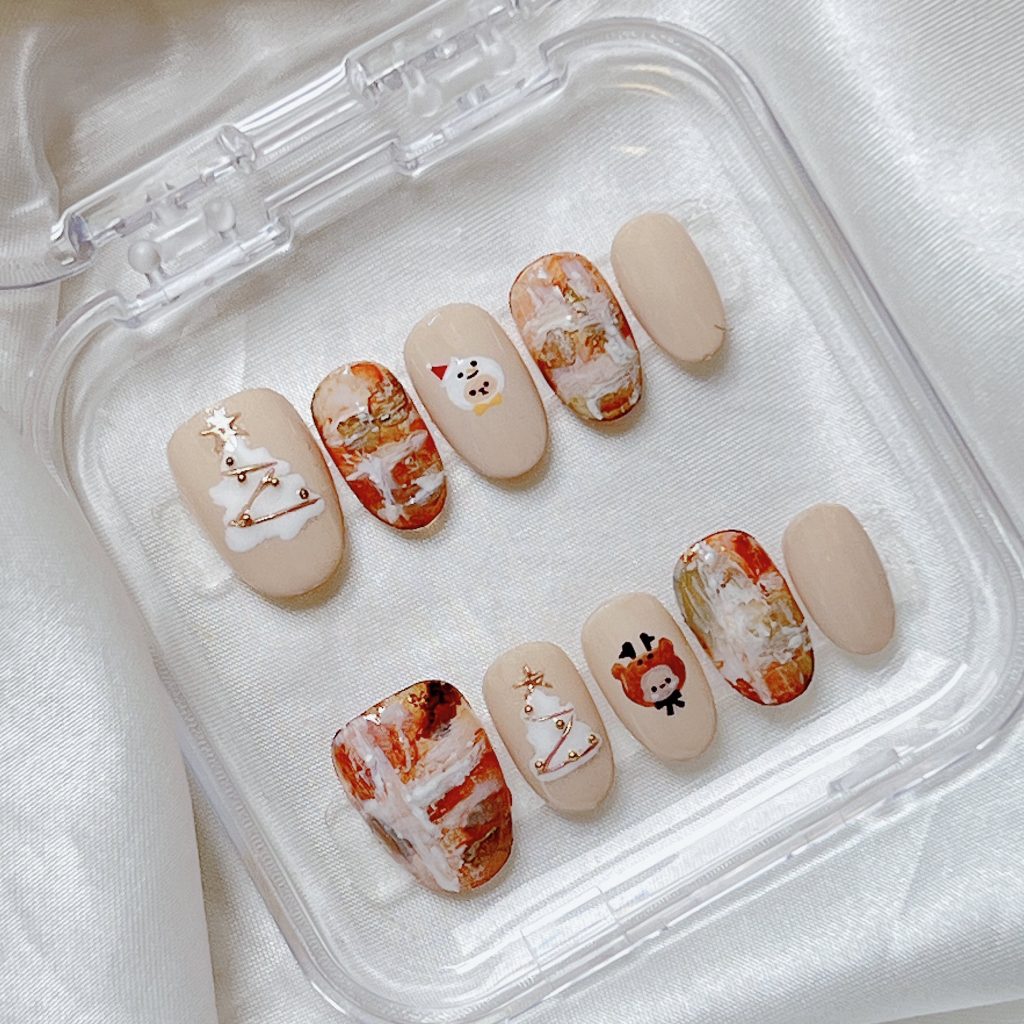 C24 Christmas Press-On Nails